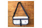 FIRE HOSE PRODUCTS　ボディバッグ　ホワイト（L）
※こちらの画像は、【パイピングカラー：紺】です。