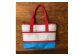 FIRE HOSE PRODUCTS トートバッグＡタイプ バイカラーブルー Ｌ
※写真は、【パイピングカラー：赤】です。