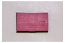 【 パープルハート 】arca 名刺ケース ／ 木製 名刺入れ メンズ レディース 名刺ケース 天然木 名刺 就職祝い 内定祝い お祝い プレゼント ギフト おしゃれ 男性 女性 ビジネス 就職 内定 社会人 新卒 シンプル カード 収納 日本製 おすすめ名刺入れ おすすめ 全6種 信州 長野県 諏訪 諏訪市 【85-01PH】