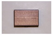 arca カードケース ウォールナット ／ 木製 カード入れ メンズ レディース カードケース 天然木 名刺 就職祝い 内定祝い お祝い プレゼント ギフト おしゃれ 男性 女性 ビジネス 就職 内定 社会人 新卒 シンプル カード 収納 日本製 おすすめカードケース おすすめ 全6種 信州 長野県 諏訪 諏訪市 【85-02WN】