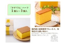 かすてらハーフ1個入～3個入／なとりやさんちのたまごや工房 有限会社名取鶏卵 信州 長野県 諏訪市 諏訪 【57-242526】