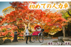 《小諸城址懐古園を人力車で周ろう♪》人力車で30分間周遊プラン [№5915-1028]