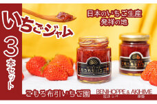いちごジャム 3本セット [№5915-1094]