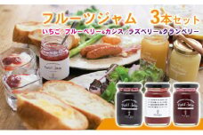 フルーツジャム3本セット [№5915-1115]