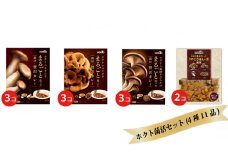 ホクト菌活カレー きのこごはんセット（4種11品）[№5915-1308]