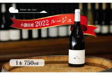ワイン　2022 ルージュ 750ml 赤ワイン お酒 酒 アルコール 長野県 小諸市 小諸 ギフト プレゼント[№5915-1525]