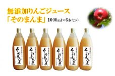 【9月下旬ごろから順次配送】無添加！100%そのまんまりんごジュース　6本入り
