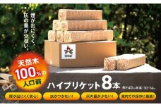 【007-04】天然木100%の人工薪・ハイブリケット
