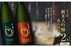 清酒「井乃頭」純米大吟醸 2本セット｜伊那市 ふるさと納税 お酒 地酒 純米大吟醸 清酒 飲み比べ 自然 信州【030-14】