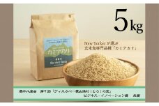 【037-06】　【幻の玄米】　自然栽培　カミアカリ　玄米　5kg