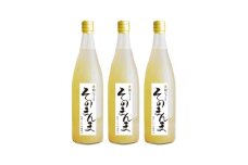 【009-40】飲む梨！！信州産　高級南水梨　100％そのまんまジュース　3本入　高い糖度の南水梨を使用！