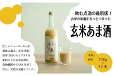 【067-03】　【幻の玄米】　自然栽培　カミアカリ　玄米甘酒　750ｇ×12本