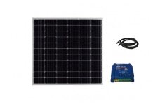 【キャンピングカー向け】太陽光パネル（200W） ＋ コントローラセット【MPPT】　[№5659-1399]