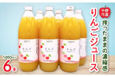 ＜たかやしろファーム＞りんごジュース6本セット_ りんごジュース 林檎 りんご ジュース 飲料 ドリンク 飲み物 人気 おすすめ 送料無料 お取り寄せ 贈答 ギフト 長野 セット 【1491396】