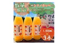 信州シナノホッペのりんごジュース(1000ml×3本)【1495966】