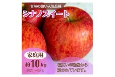 シナノスイート 約10kg 家庭用(24～40玉)【1495961】