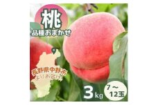 桃 品種おまかせ 3kg【1511058】