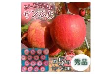 サンふじ 秀品 5kg (12～20玉)【1560887】