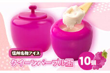 信州クイーンパープル玉10個セット【1643899】