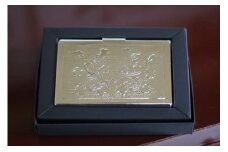 伝統工芸の技術であなただけのデザインに！「彫金 名刺入れ（銀メッキ仕上げ）」(Bm-002)