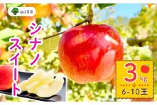 【先行予約】シナノスイート【約3kg(6〜10玉)】 (7-A24-1)