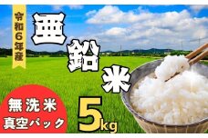【令和6年産】 亜鉛米（コシヒカリ） 無洗米 5kg 真空パック（6-97A）