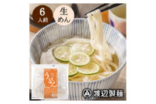 生うどん 渡辺製麺 6人前 1.1kg 国産小麦使用 冷蔵品 信州八ヶ岳よりお届け【1592335】
