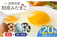 初産みたまご 10個×2パック |  生卵 たまご 玉子 鶏卵 初産みたまご 卵かけご飯 朝ごはん 玉子焼き 人気 長野県 塩尻市