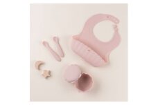 ケラッタ ベビー食器 4点セット（コーラルピンク） | ケラッタ kerata 赤ちゃん ベビー 日用品 食器 ベビー食器 マタニティ 長野県 塩尻市