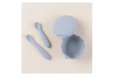 ケラッタ ベビー食器 3点セット（シーグラスブルー） | kerata 赤ちゃん ベビー 日用品 食器 ベビー食器 マタニティ 長野県 塩尻市