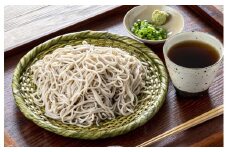 【業務用 山芋干しそば】信州山芋そば 乾麺 1袋2人前（そば360g・つゆ75g） | 厳選 そばの実 自社製紛  山芋 香り こだわり 蕎麦 そば 信州そば 各務製粉 干しそば 乾麺 年越しそば 3人前 長野県 塩尻市
