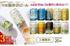 クラフトビール THE軽井沢ビール 350ml 10種20缶 飲み比べ セット 【 軽井沢ブルワリー 詰め合わせ 豪華 飲み比べ セット クラフトビール 地ビール 缶ビール ビール おすすめ 人気のクラフトビール 長野県 佐久市 】 