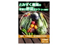 とみずく農園の 季節の野菜セット〈出荷時期:2024年6月17日以降出荷開始～2025年2月28日出荷終了〉無農薬 高原野菜 旬 新鮮 詰合せ 【 産地直送 産直 季節の野菜 旬の野菜 有機野菜 有機栽培 農薬 化学肥料 不使用 長野県 佐久市 とみずく農園 旬彩 】