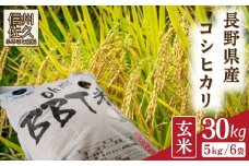 【令和7年産・玄米30kg（5kg×6袋）】特別栽培米　BBT米（五郎兵衛米） 〈2025年9月中旬頃～順次発送〉 先行予約　新米　信州　こしひかり【 コシヒカリ お米 新米予約 長野県 佐久市 】