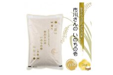 【令和6年産】生きもの田んぼのお米 市川さんのいのちの壱【白米5kg】農薬・化学肥料・除草剤不使用 精米 コメ 信州 希少 【 米 コメ 備蓄品 仕送り おすそ分け 備蓄米 長野県 佐久市 】