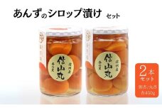割杏・丸杏詰め合せセット 杏（あんず）のシロップ漬けセット わり杏 まる杏  シラップ漬け 長野県産 千曲市 信州