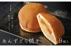 あんずどら焼き 9個セット 杏子 和菓子 どら焼き おやつ 千曲市 長野県 信州 