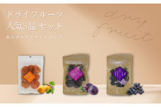 ドライフルーツ 人気3品(ぶどう・あんず・プルーン) セット ｜ フルーツ 千曲市 長野県産 信州