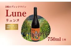 赤ワイン<リュンヌ> 750ml×1本 ｜ ワイン ライトボディ メルロー カベルネ・ソーヴィニヨン・カベルネ・フラン  ブレンド 国産 千曲市 長野県産 信州