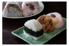 おにぎりセット | 米 もち米 赤飯 甘納豆 山菜 こんぶ しいたけ しょうが しゃけ みそ漬け 梅