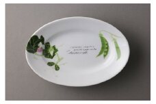 【ヴィラデストワイナリー】ベジタブルシリーズ食器　オーバルプレート（楕円形）３枚（エンドウとズッキーニとハラペーニョ）セット