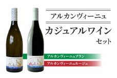 【アルカンヴィーニュ】カジュアルワイン 2種セット (赤・白) ワインセット 辛口 お酒 ギフト プレゼント 果実酒 瓶 国産 信州 長野県東御市