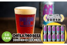 【5回定期便】アンバーエール10本定期便 クラフトビール