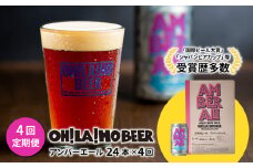 【4回定期便】アンバーエール24本定期便 クラフトビール