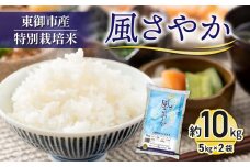 【R7年産新米予約】東御市産の特別栽培米「風さやか」約10kg｜国産 長野県産 お米 こめ 白米※2025年10月以降順次発送