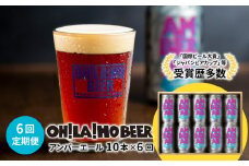 【6回定期便】アンバーエール10本定期便 クラフトビール
