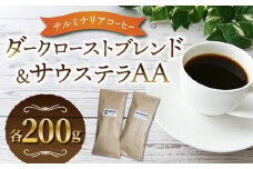 【粉に挽く】【J U K E　J O I NT　C O F F E E】ダークローストブレンド&サウステラAA　合計400g｜珈琲豆 タンザニア