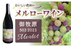 【おいしい農園】メルローワイン「御牧原503」1本