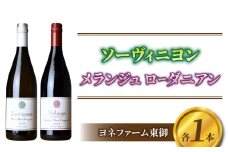 ソーヴィニヨン　祢津御堂ヴィンヤード　2023、メランジュ　ローダニアン　鞍掛金井ヴィンヤード　2023　各1本【ヨネファーム東御】