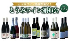 【とうみワイン感謝祭限定！】とうみワイン頒布会　全7回｜児玉邸、アルカンヴィーニュ、ヴィラデストワイナリー、アトリエデュヴァン、HIRO、鹿之助萬蔵、のらのらふぁーむ